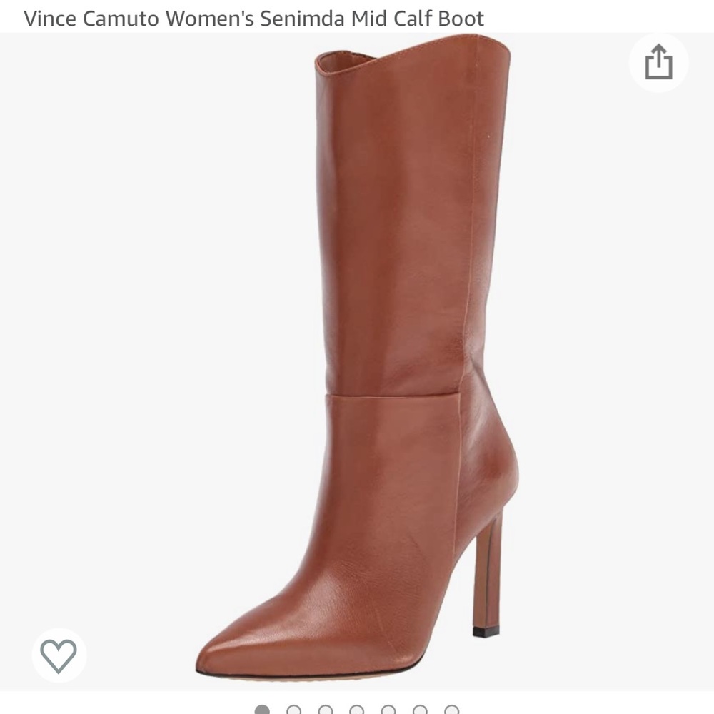 Mid calf brown Vince Camuto  boots